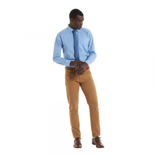  Men's Long Sleeve Poplin Shirt