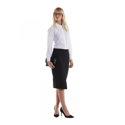  Ladies Pinpoint Oxford Full Sleeve